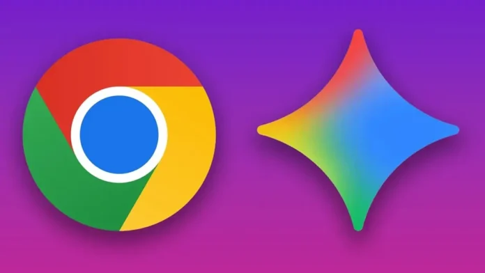 Gemini screen selection feature in Google Chrome