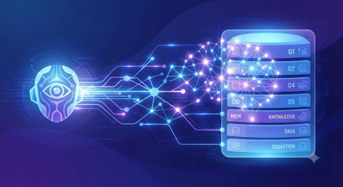 AI memory systems illustration
