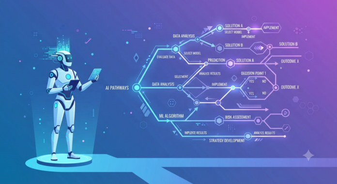 AI planning systems illustration