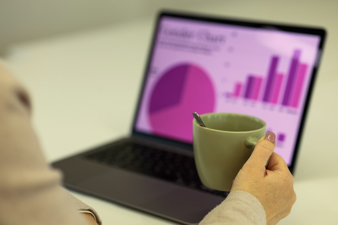 AI Excel analysis dashboard showing business graphs and charts